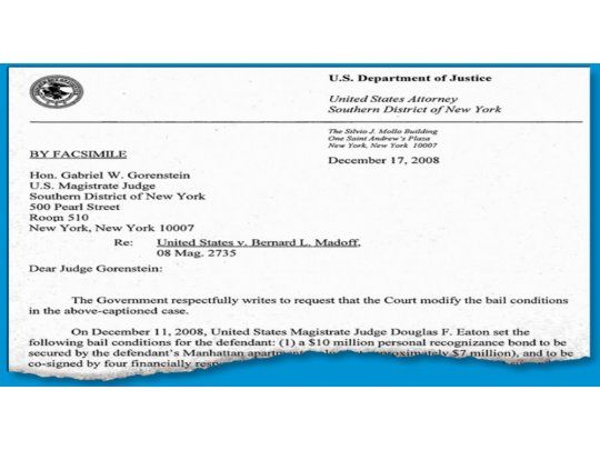 Juez del caso Madoff definirá si hay que pagar u$s 1.000 M