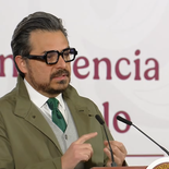 Zoé Robeldo, titular del IMSS, en la Mañanera. Zoé Robeldo, titular del IMSS, en la Mañanera.