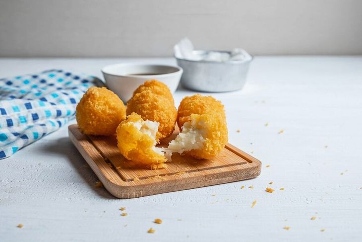 Croquetas de arroz.