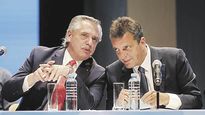 Todos. Alberto Fernández y Sergio Massa encabezaron la presentación del Consejo Económico y Social en el CCK.