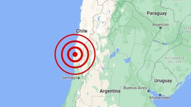 El temblor fue percibido en distintas zonas del norte chileno durante la tarde del lunes.