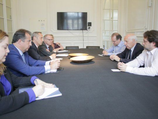 Lavagna se reunió con representantes del Banco Mundial.&nbsp;