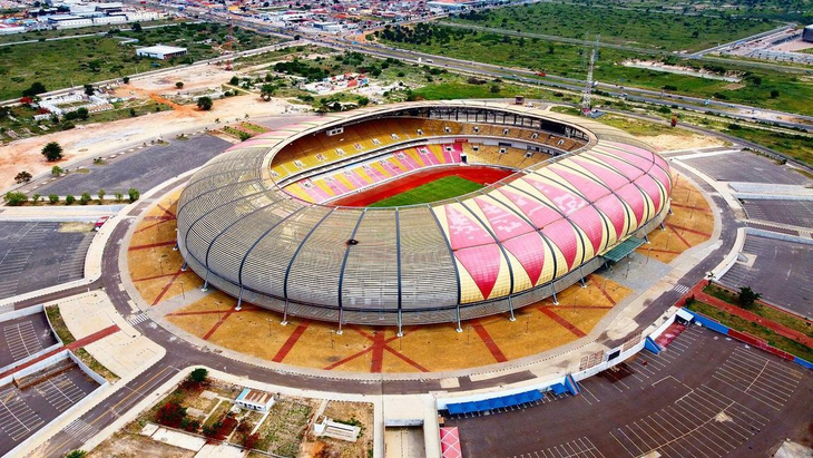 El estadio donde jugará la Selección Argentina en Luanda, Angola. El estadio donde jugará la Selección Argentina en Luanda, Angola.