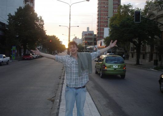 Rob Brucker en Buenos Aires.