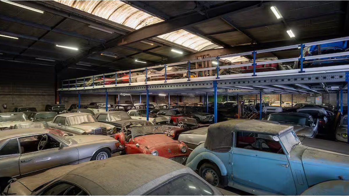 The rarest car collection in the world is found abandoned in a church in the Netherlands