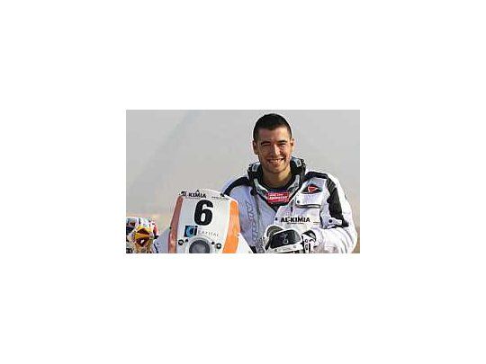El piloto italiano sufrió un grave accidente en la 6° etapa.