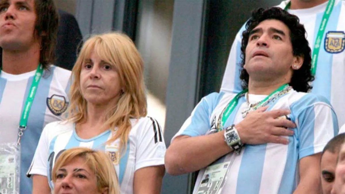 Diego Maradona Claudia Villafañe