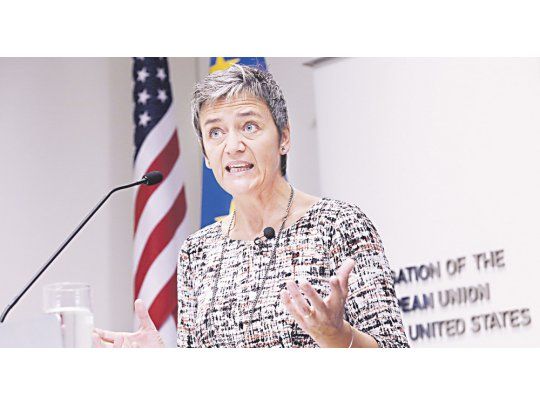 Encuentro. Margrethe Vestager está en EE.UU. Entre otros, escuchará las quejas del secretario del Tesoro, Jack Lew.