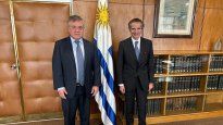 El canciller Omar Paganini se reunió con el director general de la OIEA, Rafael Grossi.