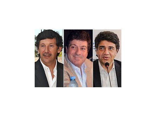 Gustavo Posse, Gabriel Mariotto y Jorge Macri.