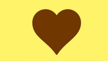 El corazón marrón.