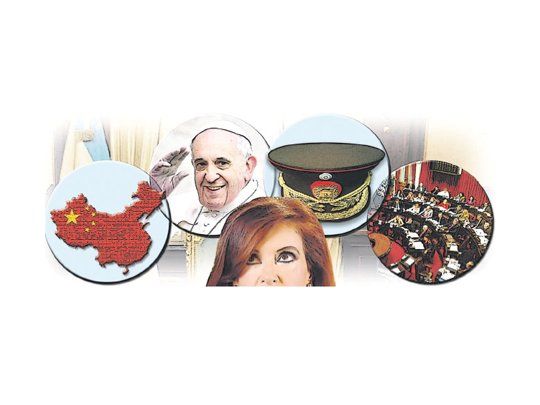 De China al Papa, Cristina cierra año con superlunes
