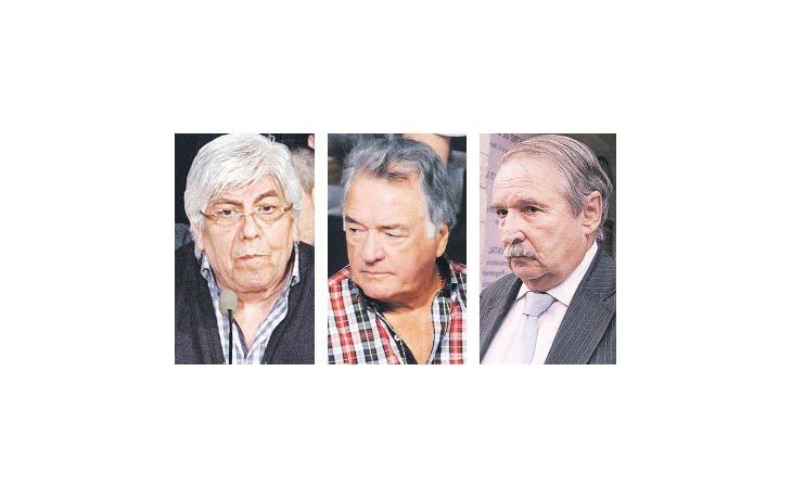 ámbito.com | Hugo Moyano, Luis Barrionuevo y Julio  Schlosser