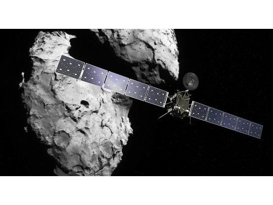 La Agencia Espacial Europea la estrelló contra la superficie de un cometa.