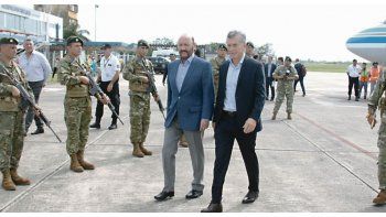 Distancia. Insfrán es uno de los gobernadores más críticos de la gestión de Macri. Ayer hubo trato cordial, aunque hubo reproches cruzados.