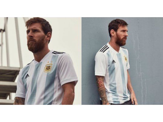 La camiseta, lucida por Messi.