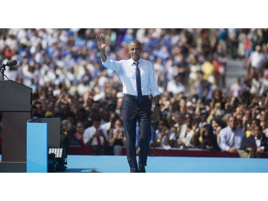 Barack Obama en Filadelfia.