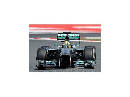 Rosberg hizo la pole position en Montmeló