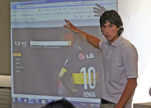 Federico Lozano, del Sitio Oficial de Boca Juniors.