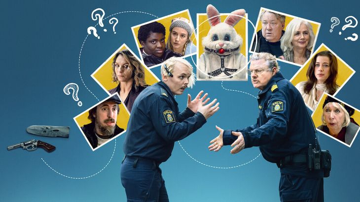 Cover image of Anxious People, Netflix miniseries. Cover image of Anxious People, Netflix miniseries.