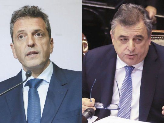Sergio Massa y Mario Negri.