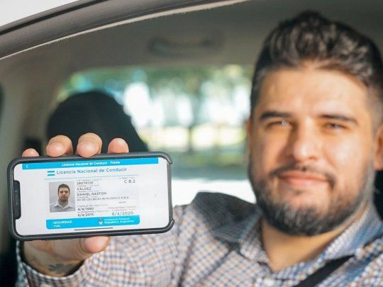 La licencia de conducir será digital y válida para todo el país a través de la aplicación Mi Argentina.