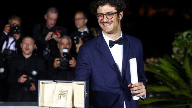 Federico Luis, ganador de la Palma de Oro por el cortometraje Para los contrincantes.&nbsp;