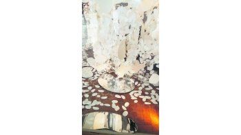ámbito.com | Silvia Brewda. Su instalación “Baroque. Una perla de forma irregular”.