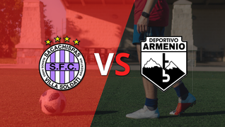 sacachispas y dep. armenio comienzan el segundo tiempo sin goles