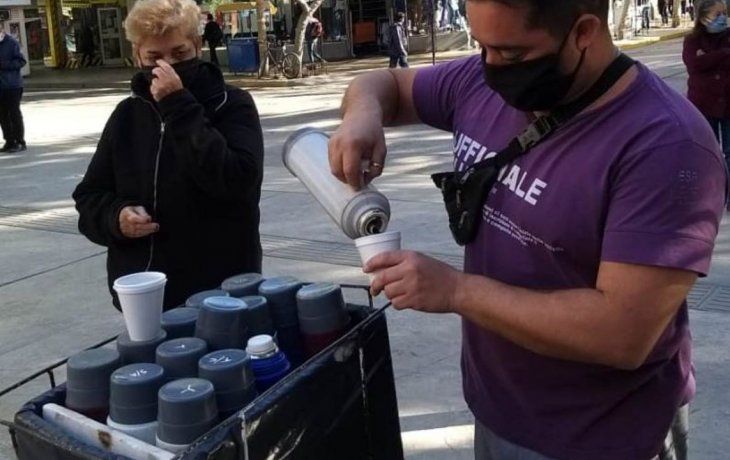 Cafeteros ambulantes.