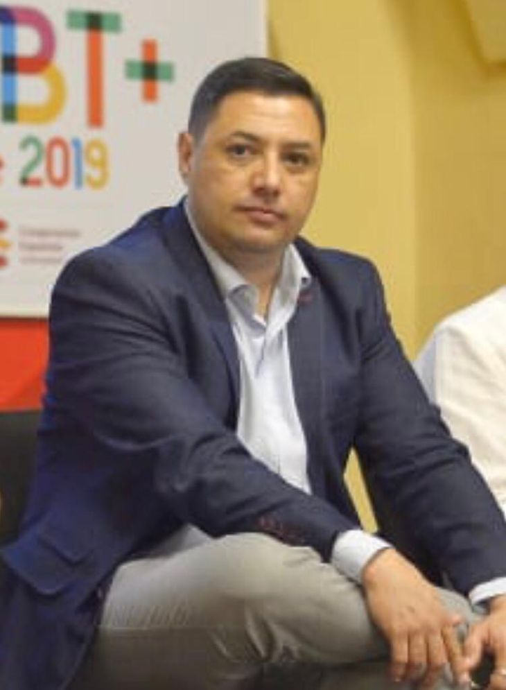 Adrián Russo, presidente de la Cámara de Comercio y Negocios LGBT del Uruguay. Adrián Russo, presidente de la Cámara de Comercio y Negocios LGBT del Uruguay.