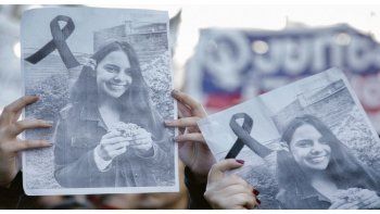 PEDIDO DE JUSTICIA. Una de las tantas marchas por el crimen de Anahí.