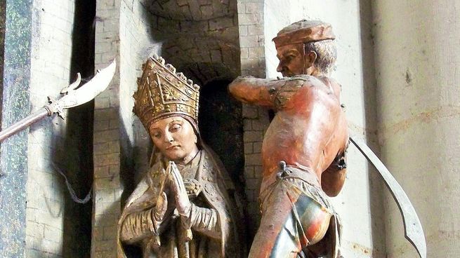 San Fermín fue decapitado en el año 303.