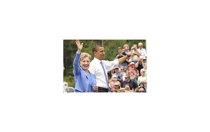 Obama y Clinton, por primera vez juntos en campaña