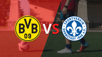 borussia dortmund fue contundente y goleo 4-0 a darmstadt 98