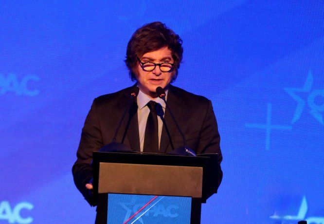 Javier Milei brindó un discurso ante la CPAC de Paraguay.