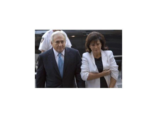 Dominique Strauss-Kahn y Anne Sinclair.