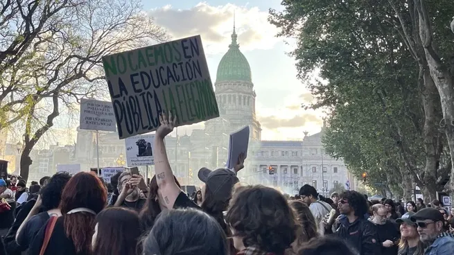 Se aguarda una nueva marcha universitaria para este miércoles, en simultáneo a la sesión en Diputados.