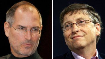 Steve Jobs y Bill Gates.