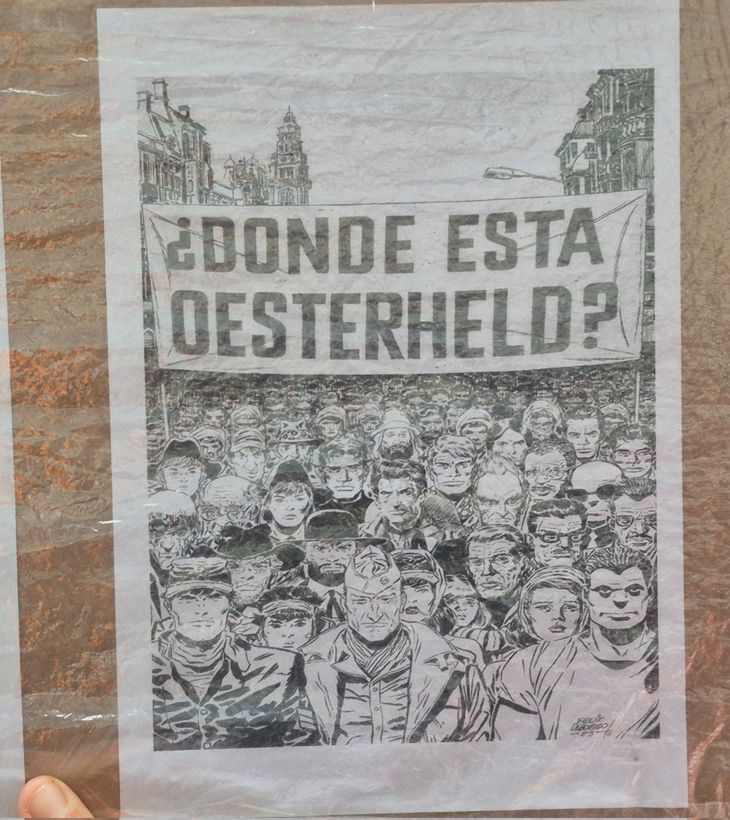 Oesterheld and his daughters were kidnapped by the civic-military dictatorship (1976-1983) and then missing.