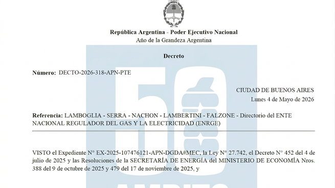 La creación y puesta en marcha del ENRGE marca un cambio estructural en la regulación energética argentina.