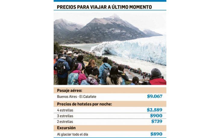 ámbito.com | Aluvión turístico el fin de semana para ver la ruptura del glaciar