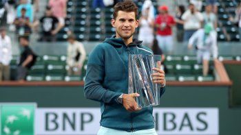 Thiem no podrá defender su título en Indian Wells porque el torneo estadounidense se suspendió debido al coronavirus.