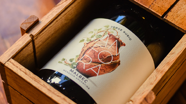 Jorge Rubio Malbec de Ánfora, una edición de 2000 botellas elaborada con técnicas de vinificación utilizadas hace más de dos mil años.