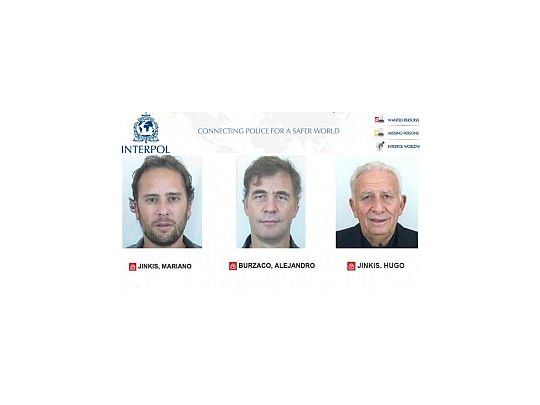 Interpol difundió las fotos de Burzaco y los Jenkis.