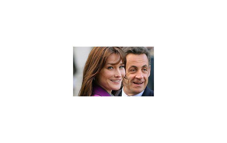 Carla Bruni y Nicolás Sarkozy
