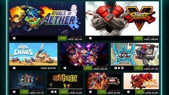 Steam lanzó el Fighting game sale.