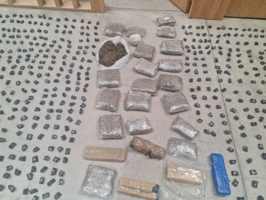 El resultado de uno de los operativos en Villa Lugano.