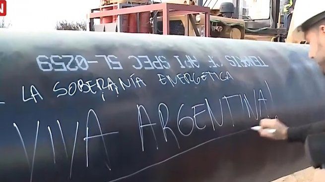 Cronograma del proceso de llenado del Gasoducto Néstor Kirchner.