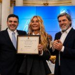 Cris Morena fue reconocida en la Legislatura Porteña. Cris Morena fue reconocida en la Legislatura Porteña.